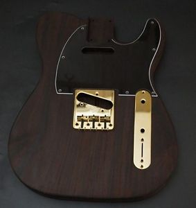 Rosewood Guitar Body / Screw Holes for American Telecaster Bridge