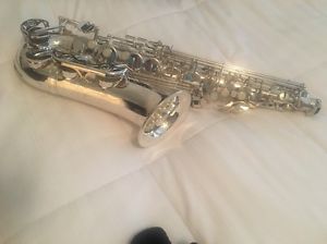 YAMAHA YAS 62S Alto saxophone Silver plated in Mint condition with Case