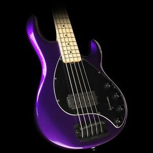 Ernie Ball Music Man Stingray 5-String Electric Bass Guitar Firemist Purple