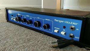 Vintage MXR Flanger Doubler MXR 126. Rare original analogue effects rack unit.
