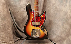 1965 FENDER JAZZ BASS - SUNBURST - L SERIES - ANDY BAXTER BASS