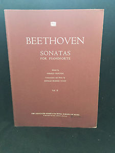 BEETHOVEN Piano Sonatas Vol. 2 - Harold Craxton / Donald F. Tovey - UK