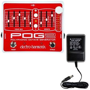 Electro Harmonix EHX  POG 2 w/ Power Supply Polyphonic Octave Generator NEW