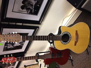 Ovation USA 12-String 6751 Standard Balladeer OP24+ Acoustic Electric Guitar