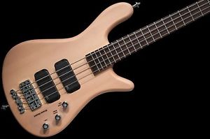 Warwick Rockbass Streamer Standard 4 String Bass Guitar Natural Satin no case