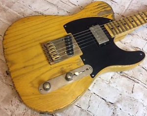 Fraser Custom shop Keith Richards Micawber 50s Butterscotch Aged Relic Guitar