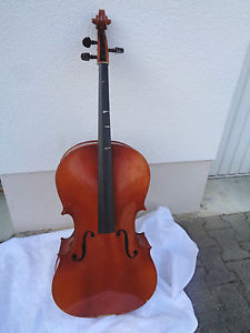 Altes Cello ca. 113cm zum aufbauen Zettel Eberhard Meinel
