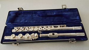 Emerson Sterling Silver Flute - Low B Footjoint,Professional Model- Excellent
