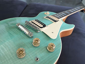 Gibson 2015 Les Paul Classic Seafoam Green Electric Guitar