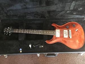 PRS Custom 24 10 Top Electric Guitar Moon Inlays 1996 w/ Hard Shell Case