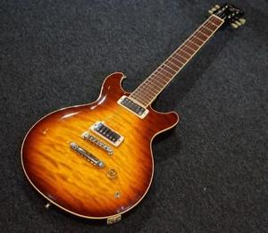 ESP Desert Eagle Custom Order Double Cutaway 5A Quilt Maple Top E-Guitar