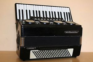 Weltmeister Stella 120 Bass LMMH Accordion Akkordeon Fisarmonica Black