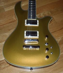 BC Rich CJ Pierce Electric Guitar Eagle Pro X Gold Drowning Pool Goldtop Pick