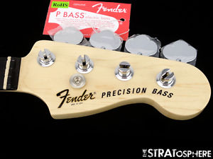 Fender USA Tony Franklin Precision Fretless Precision P BASS NECK & TUNERS Ebony