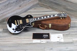 MINTY! Gibson Les Paul Custom Black Ebony 2014 + COA and OHSC