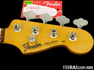 USA Fender Jaco Pastorius Fretless Jazz BASS NECK + TUNERS American Pau Ferro