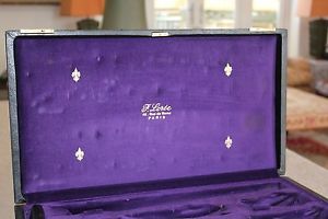 F. Loree Royal Leather Double Case for Oboe and Cor Anglais, Complete.