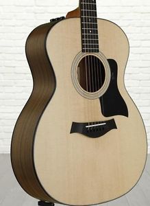 Wonderful Taylor 114E Grand Auditorium Acoustic-Electric Guitar, Walnut