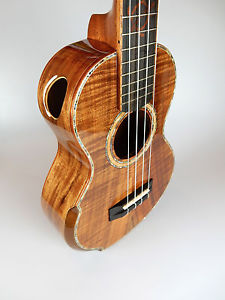 MAESTRO Concert  Ukulele, UC-K S B, massives Koa, Soundport, Bevel, high-end