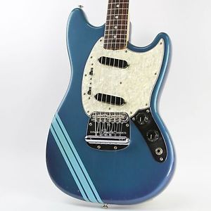 1969 Competition Blue Fender Mustang Matching Headstock W/ OHSC!