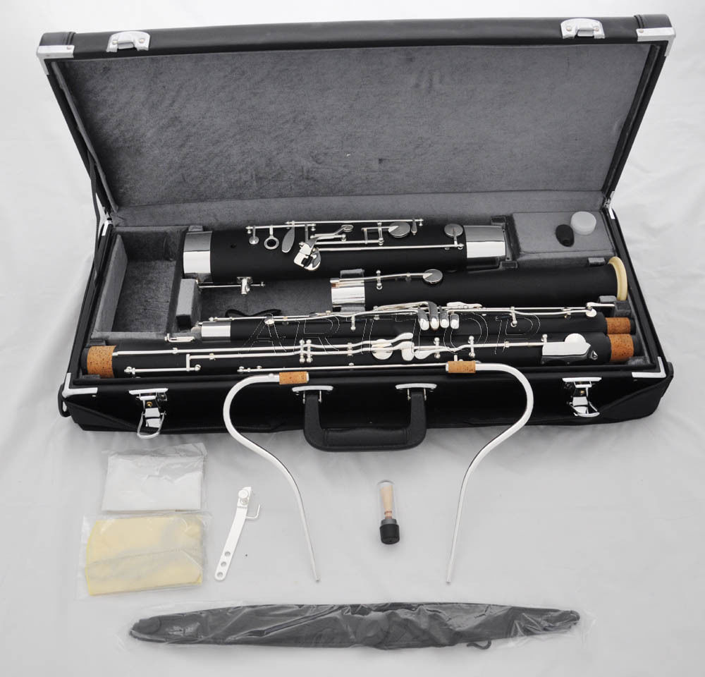 Unique ABS Material C key silver plated key Short hand bassoon with case