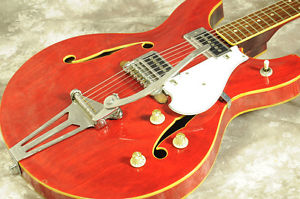 Guyatone SG-25T Cherry, Hollow body type electric guitar, MIJ, y1029