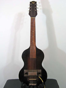 Vintage 1930s May Bell (Slingerland) lap steel, OHSC