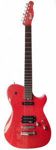 Cort MBC1RS Matt Bellamy Muse Signature Electric Guitar, Red Sparkle
