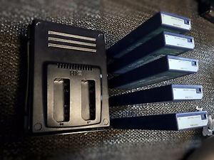 DX JL-2 PLUS DUAL CHARGER w/ 5 NPL7S BATTERIES COMBO
