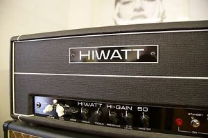 TESTATA VALVOLARE HIWATT HI-GAIN 50 HEAD MADE IN UK CONDIZIONI ECCELLENTI ++++++