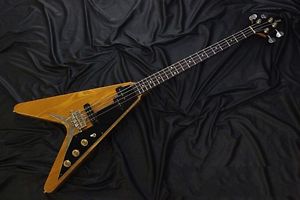 1970's Greco FVB-900 Flying V type Bass Great condition W/H Case FREE SHIPPING!