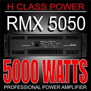 (2) NEW! RMX 5050 5000 WATT STEREO PROFESSIONAL POWER AMPLIFIER