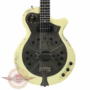 Brand New National Pioneer RP1 Steel Body Electric in Chipped Ivory