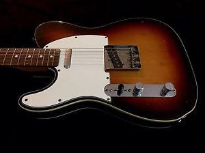 LEFTY! Fender 62RI Telecaster Custom Double Bound Sunburst Guitar RARE HSC RELIC