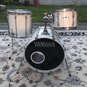 Yamaha Recording Custom Bop Jazz Drum Set Kit 12/14/18 Stage White Japan YESS