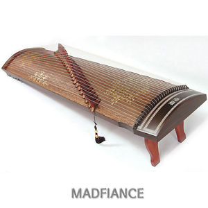 Gayageum Korean zither with 25 strings tranditional musical instrument sound