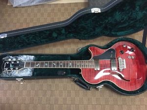 VOX VIRAGE II Semi Acoustic Type DiMarzio Pickup Red E-Guitar Free Shipping