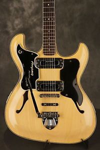 original 1964 Ampeg BURNS TR2 converted LEFT-HANDED solid carved top/back BLONDE