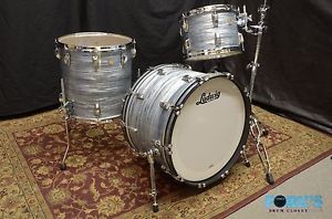 New Ludwig Classic Maple 3pc drum set/Vintage Blue Oyster