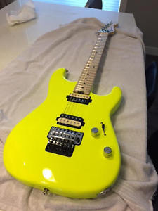 Charvel San Dimas Guitar Neon Yellow Never played Free Shipping