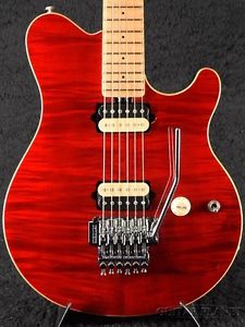MUSIC MAN: Electric Guitar AXIS Translucent Red 2010 USED