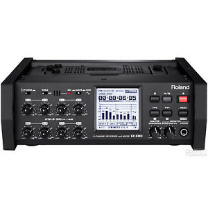 Roland R-88 8-Channel All in One Portable Recorder Audio Mixer and Interface R88