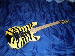 LTD ESP GL600-MT Tiger George Lynch signed Sam Ash US parts Floyd Rose Kamikaze