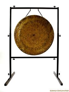 26" Atlantis Gong on Rambo Rimbaud Gong Stand with Mallet