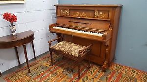 WALNUT GORS & KALLMANS overstrung piano.We can Deliver. VIEW VIDEO