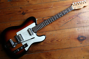 VERY RARE VINTAGE 60s HÖFNER SUNBURST TELECASTER MADE IN GERMANY WITH TREMOLO