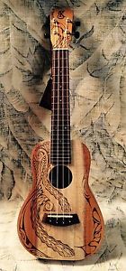 Kanile'a Concert Ukulele Island "Tat" ONE OF A KIND