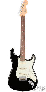Fender American Pro Series Stratocaster Electric Guitar Black W/Case 0113010706