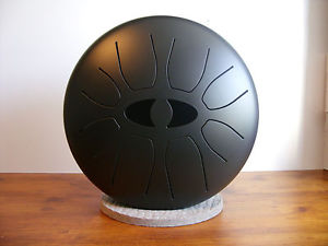Klangauge tuneable steel tongue drum, hank steel pan pentatonic planetsound