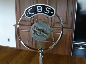 Western Electric Carbon Spring Microphone With CBS Flag